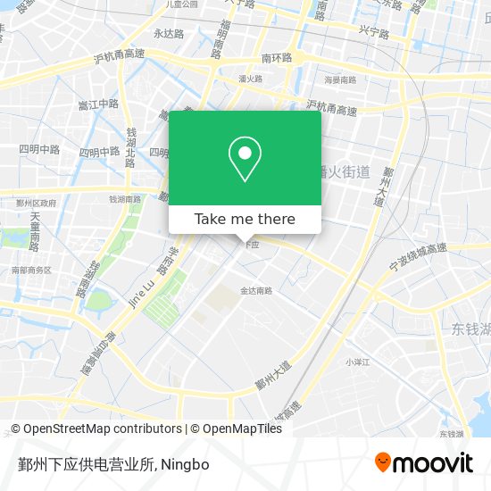 鄞州下应供电营业所 map
