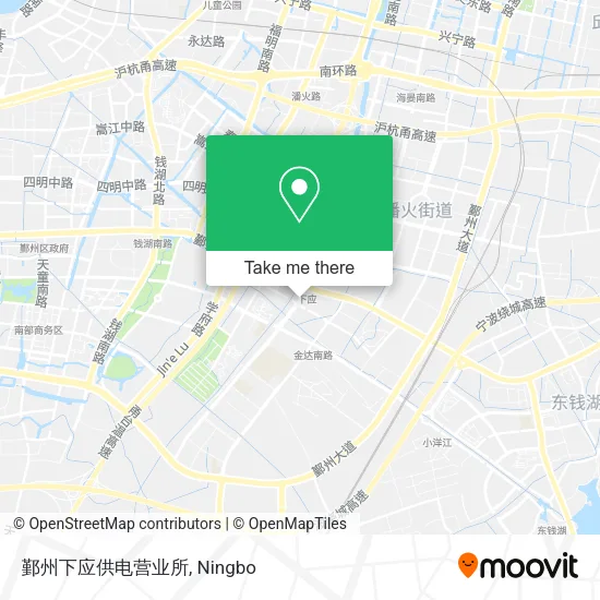 鄞州下应供电营业所 map