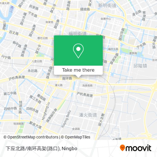 下应北路/南环高架(路口) map