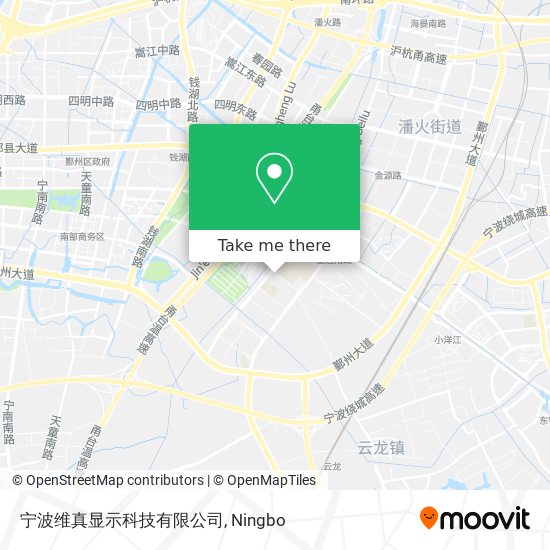 宁波维真显示科技有限公司 map