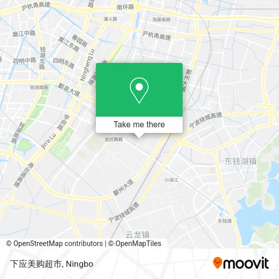 下应美购超市 map