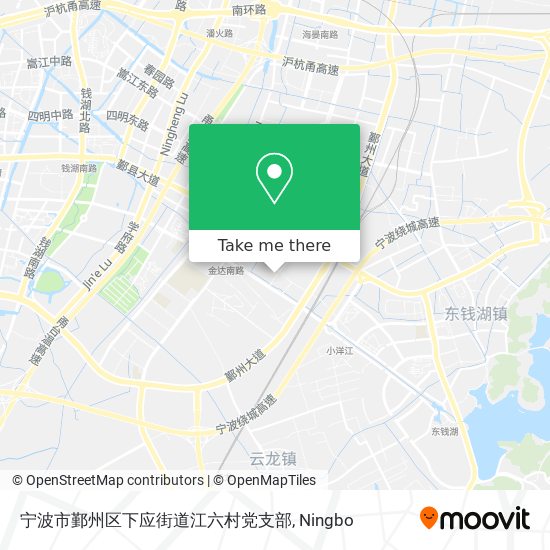 宁波市鄞州区下应街道江六村党支部 map