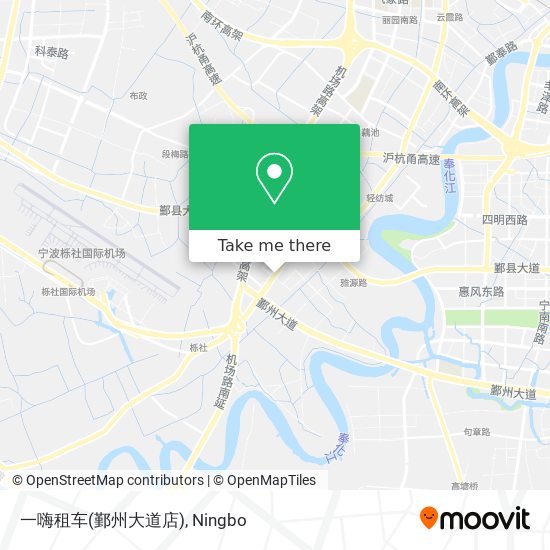 一嗨租车(鄞州大道店) map