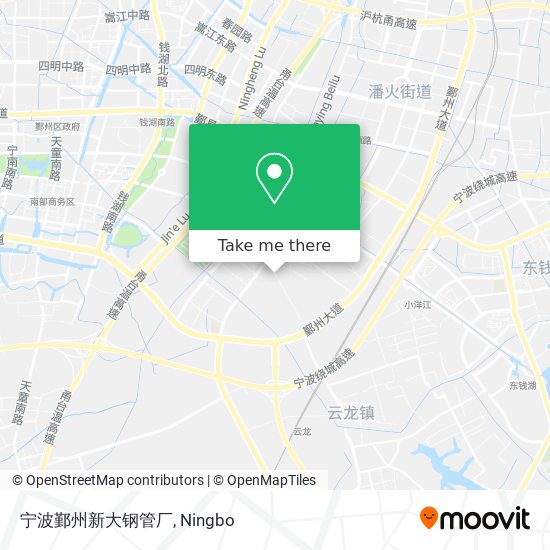 宁波鄞州新大钢管厂 map