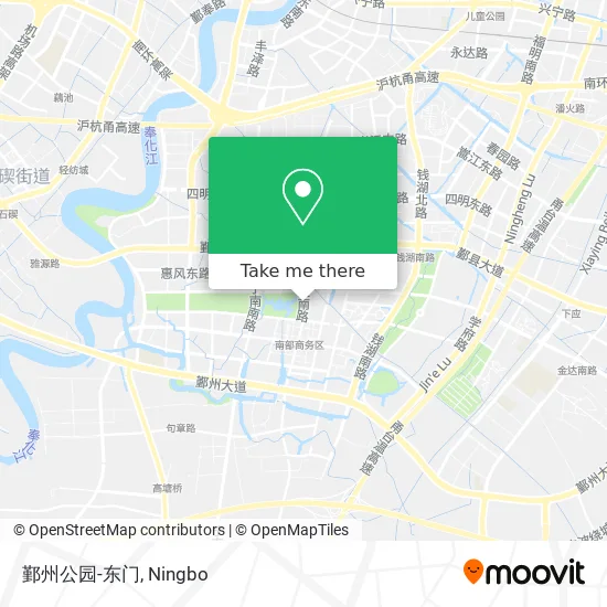 鄞州公园-东门 map