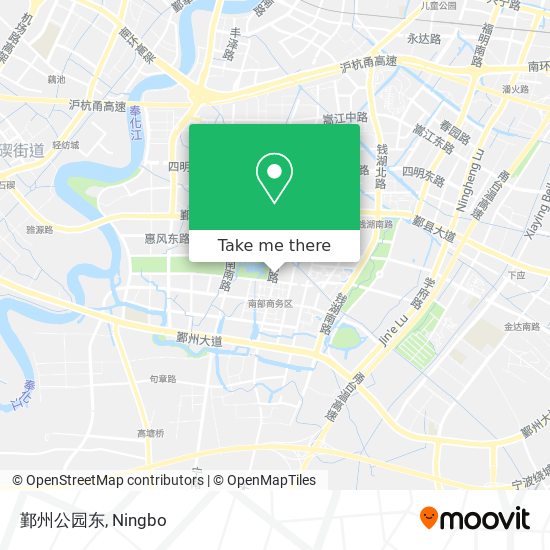 鄞州公园东 map