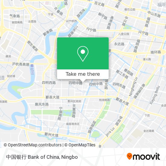 中国银行 Bank of China map