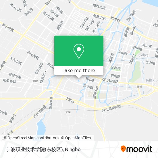 宁波职业技术学院(东校区) map