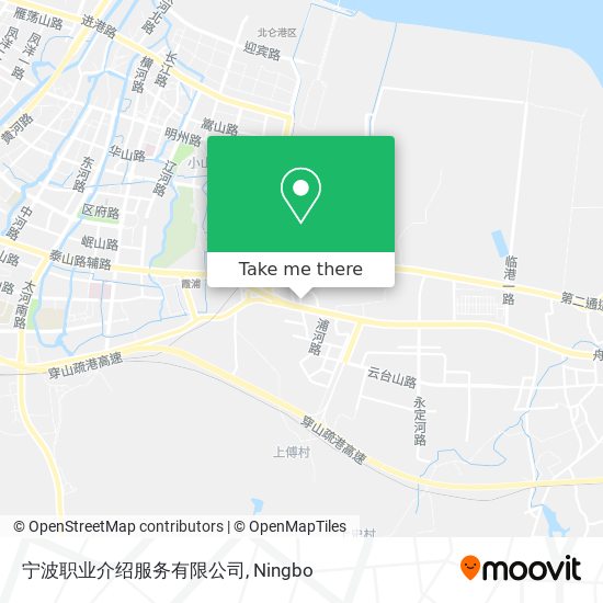 宁波职业介绍服务有限公司 map