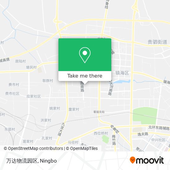 万达物流园区 map