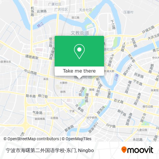 宁波市海曙第二外国语学校-东门 map