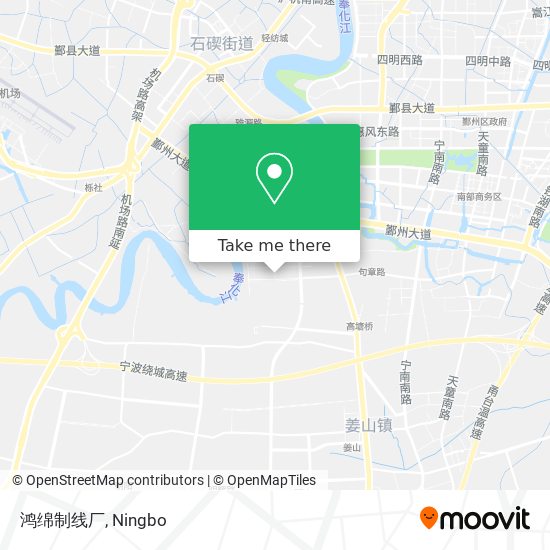 鸿绵制线厂 map