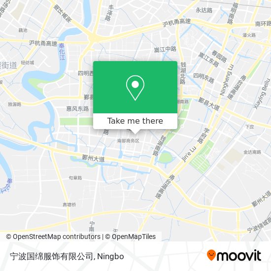 宁波国绵服饰有限公司 map