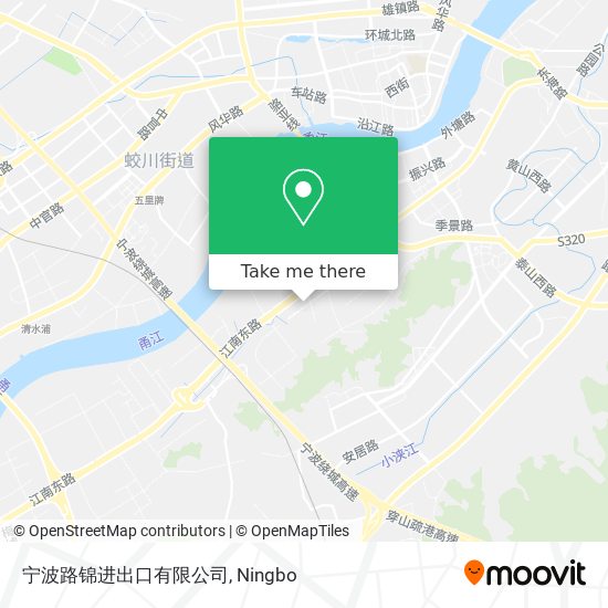 宁波路锦进出口有限公司 map