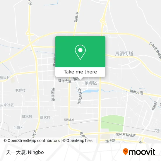 天一大厦 map