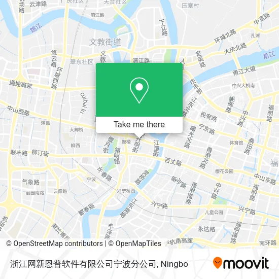 浙江网新恩普软件有限公司宁波分公司 map