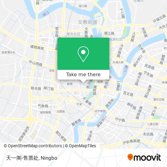 天一阁-售票处 map