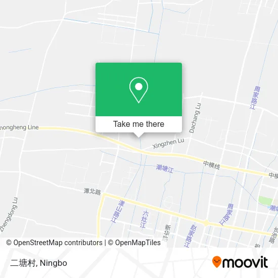 二塘村 map