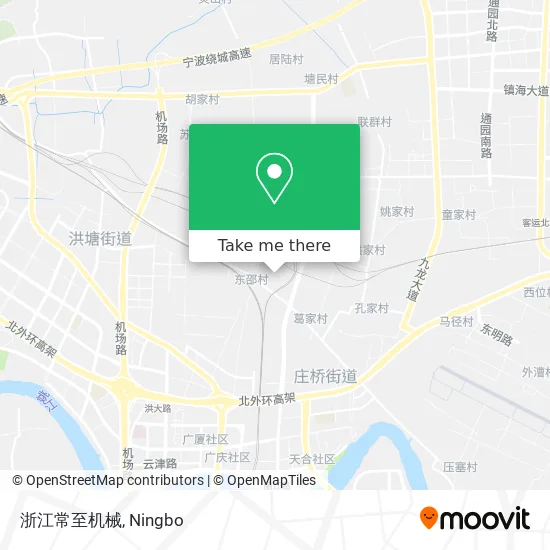 浙江常至机械 map