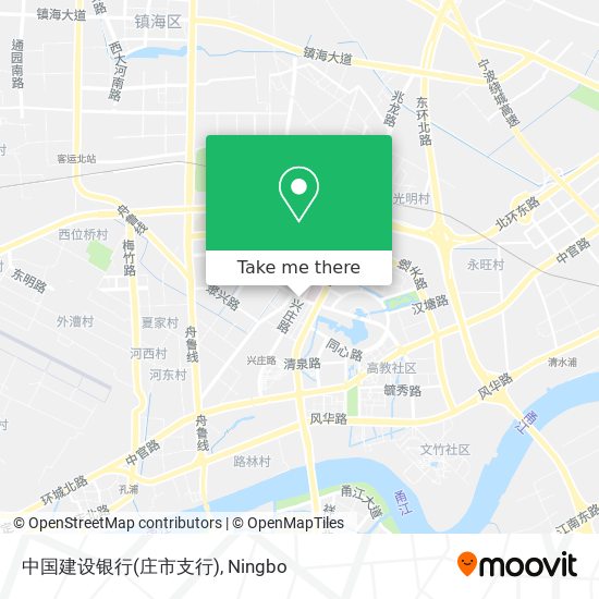 中国建设银行(庄市支行) map