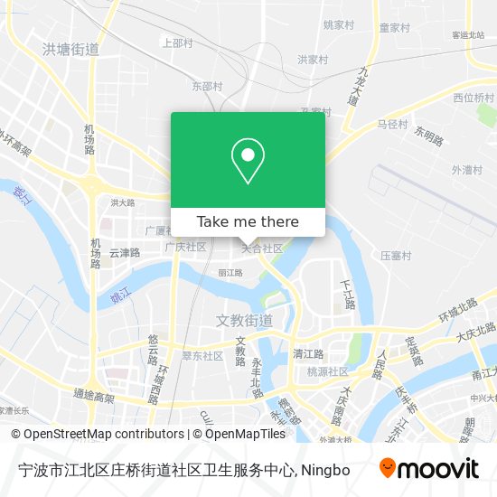 宁波市江北区庄桥街道社区卫生服务中心 map
