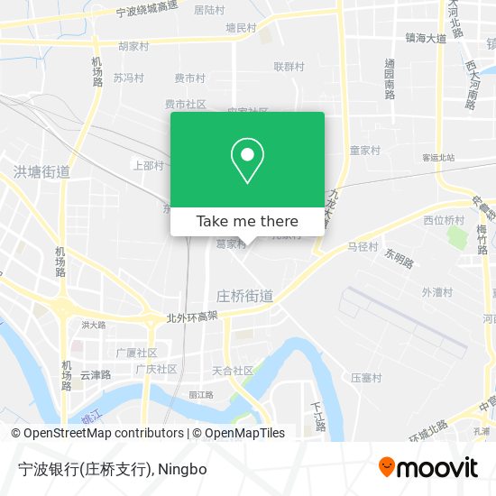 宁波银行(庄桥支行) map