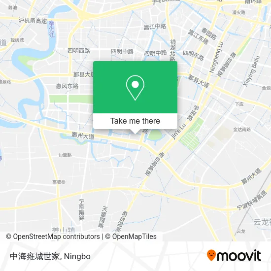 中海雍城世家 map