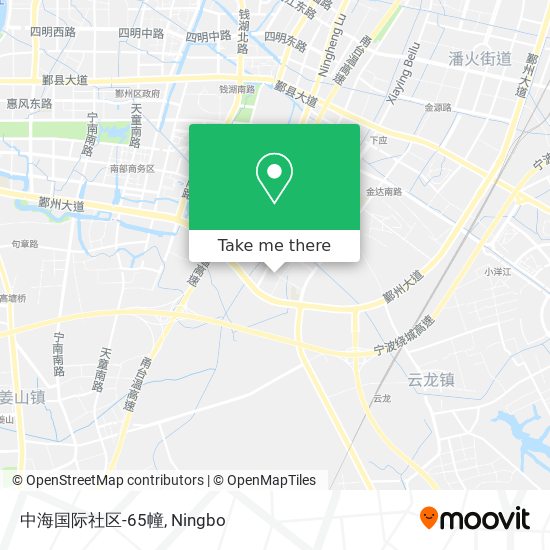 中海国际社区-65幢 map