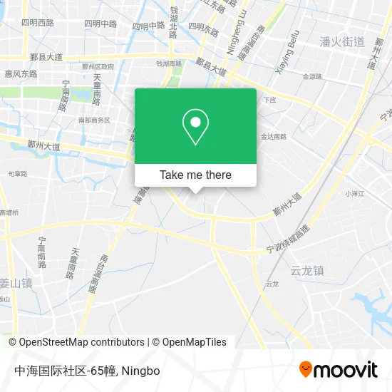 中海国际社区-65幢 map