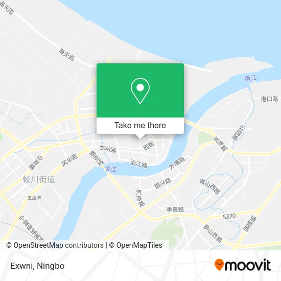 Exwni map