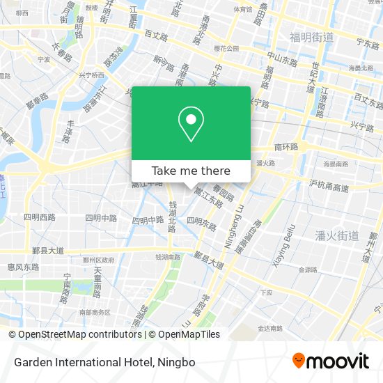 Garden International Hotel map