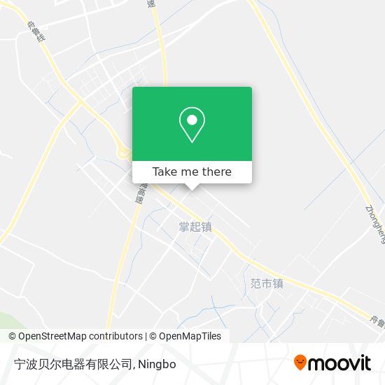 宁波贝尔电器有限公司 map