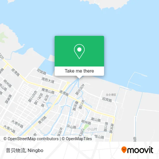 普贝物流 map