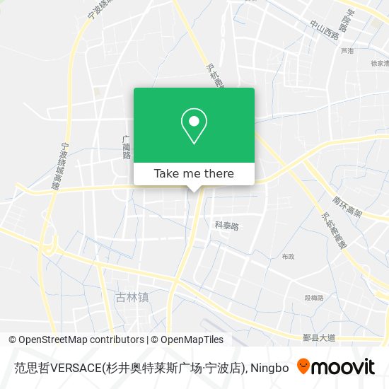 范思哲VERSACE(杉井奥特莱斯广场·宁波店) map