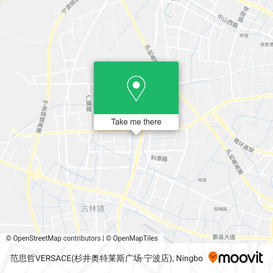范思哲VERSACE(杉井奥特莱斯广场·宁波店) map