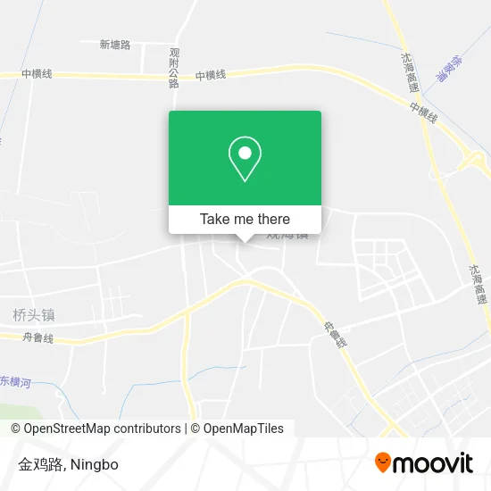 金鸡路 map