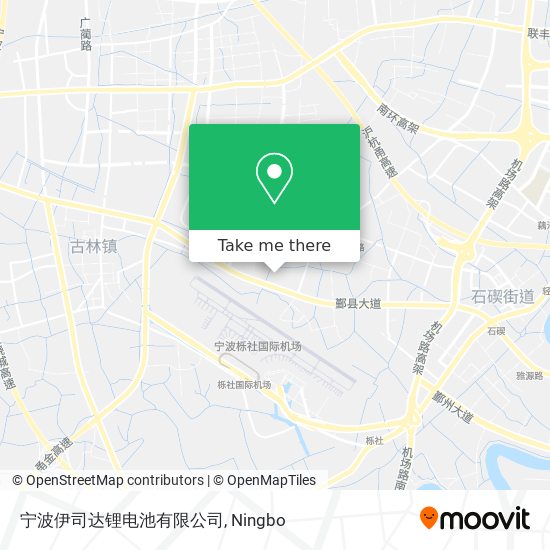 宁波伊司达锂电池有限公司 map