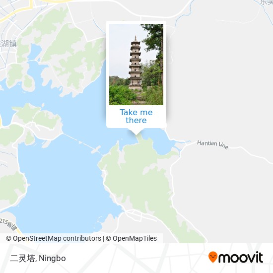 二灵塔 map