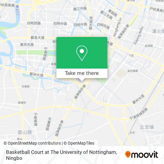 Basketball Court at The University of Nottingham map