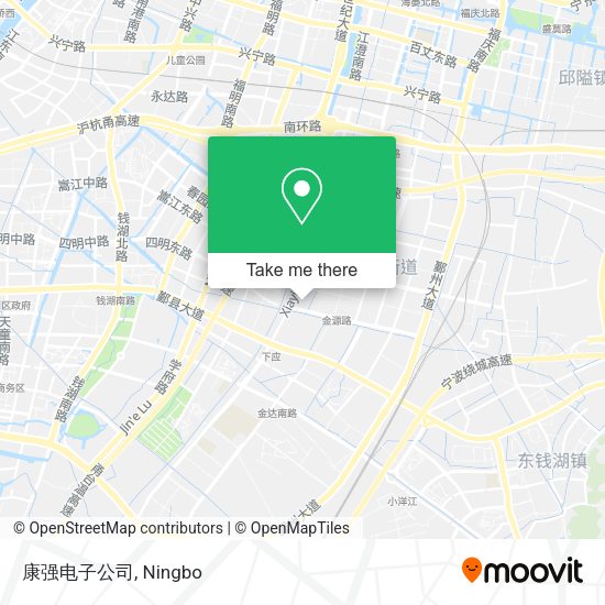 康强电子公司 map