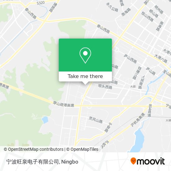 宁波旺泉电子有限公司 map