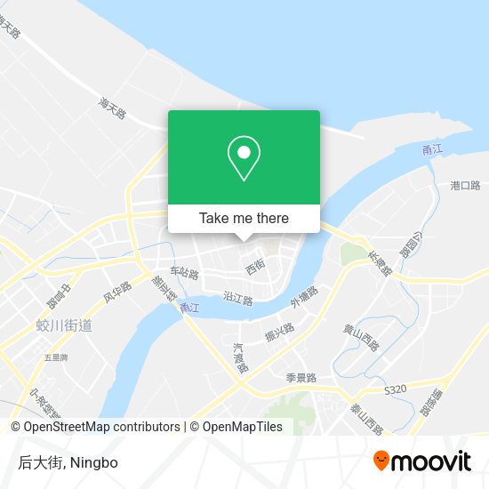 后大街 map