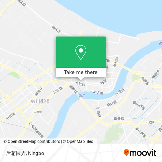 后葱园弄 map