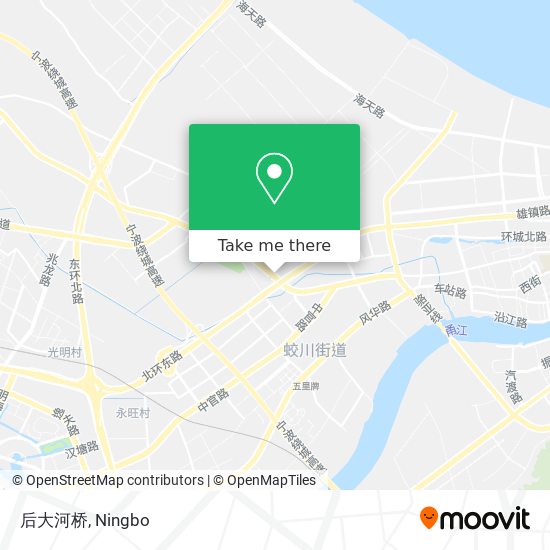 后大河桥 map
