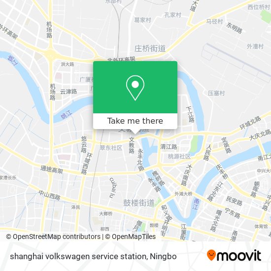 shanghai volkswagen service station map