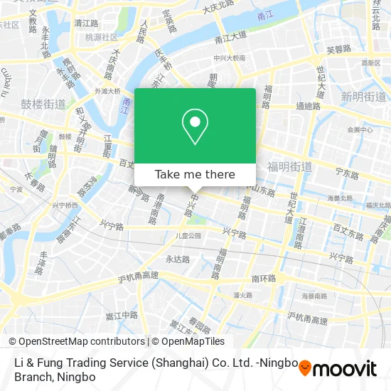 Li & Fung Trading Service (Shanghai) Co. Ltd. -Ningbo Branch map