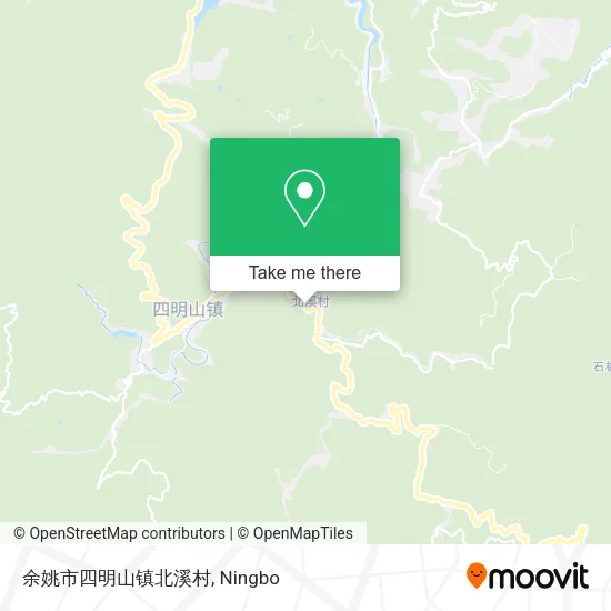 余姚市四明山镇北溪村 map