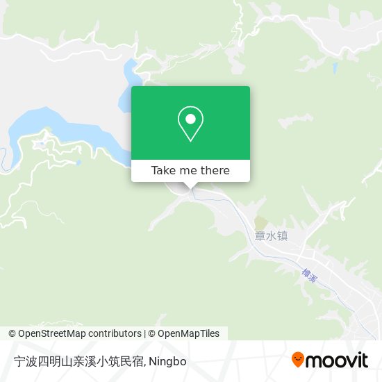 宁波四明山亲溪小筑民宿 map
