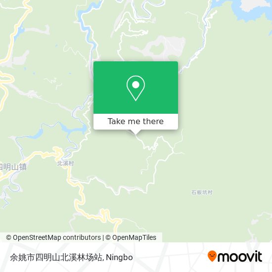 余姚市四明山北溪林场站 map
