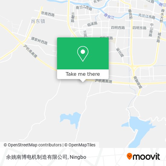 余姚南博电机制造有限公司 map